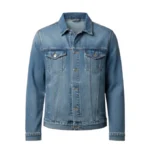 Men Classic Blue Denim Trucker Jacket