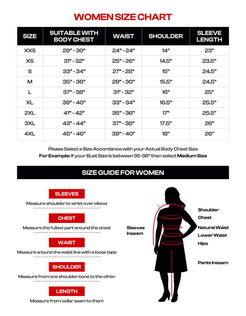Women Size Chart Celeberity Outfits